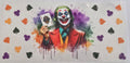 Joker wrap with playing card suit symbols.