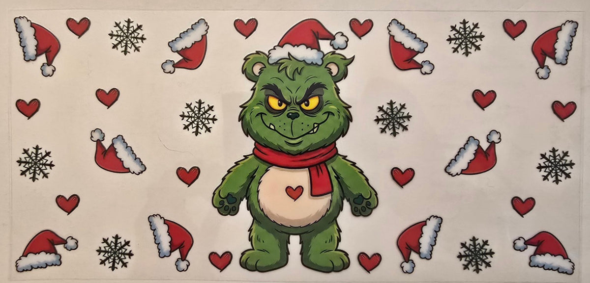 Grinch Christmas Bear Wrap