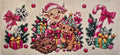 Pink Christmas Highland Cow Family Wrap