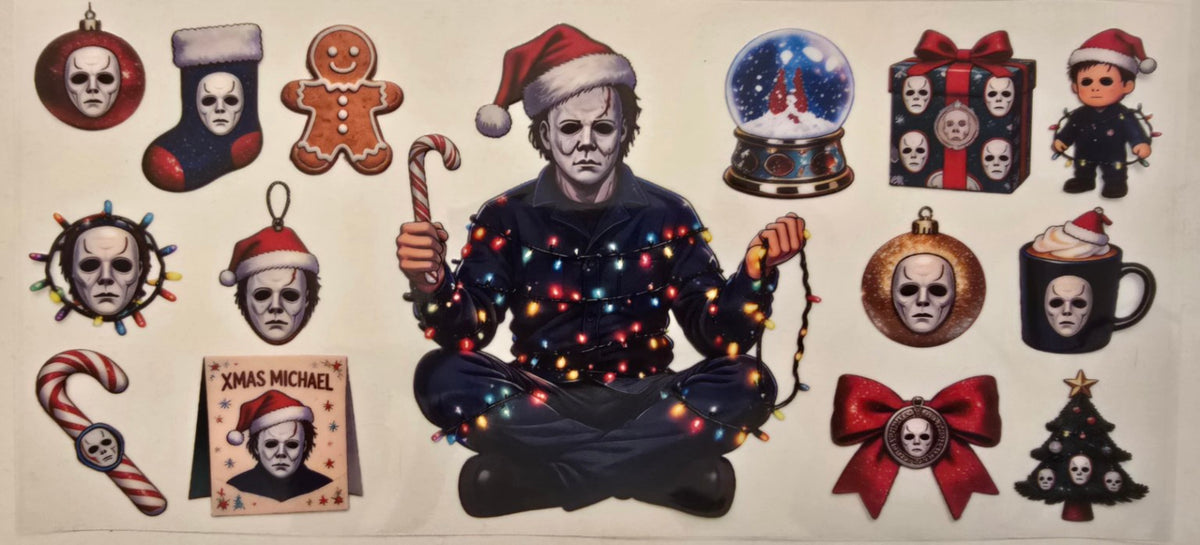 Michael Myers Christmas Lights Wrap