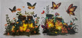 Butterfly and firefly lantern garden wrap
