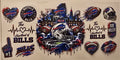Buffalo Bills Heartbeat Stadium Collage Wrap