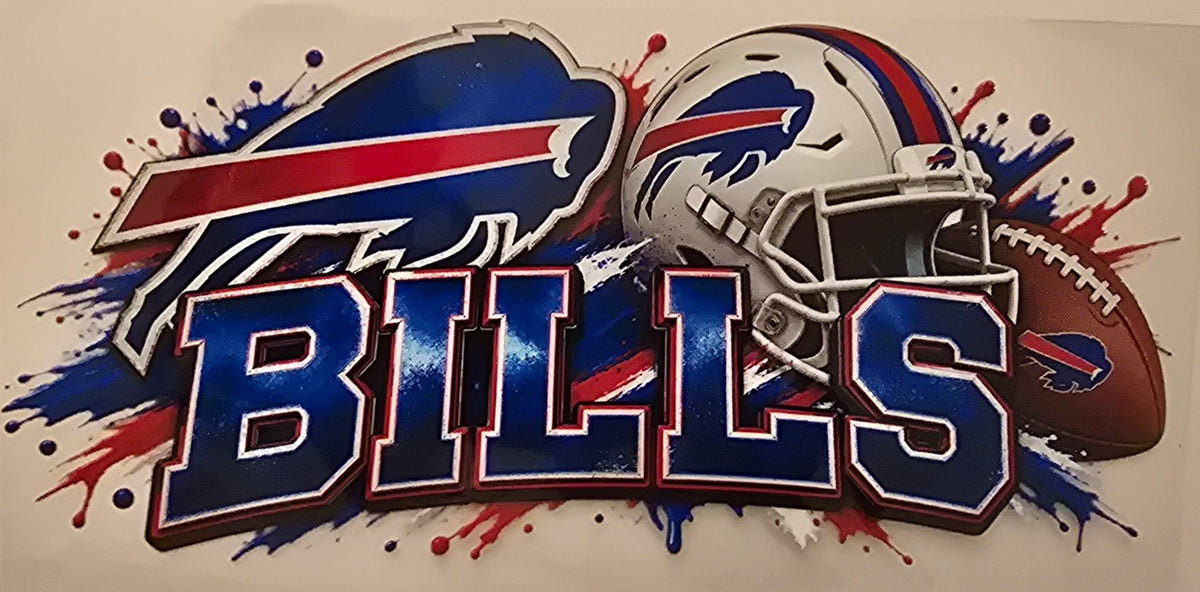Buffalo Bills Helmet Logo Wrap