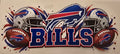 Buffalo Bills Double Helmet Football Wrap