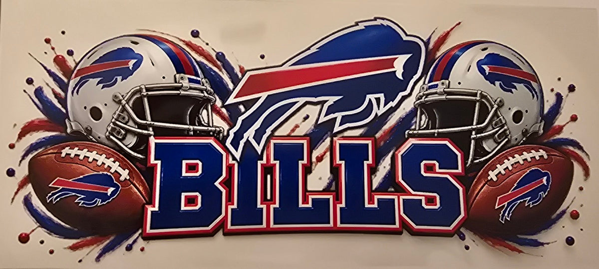 Buffalo Bills Double Helmet Football Wrap