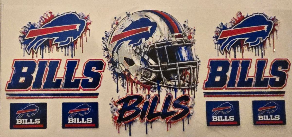 Buffalo Bills Helmet Graphic Sheet Wrap