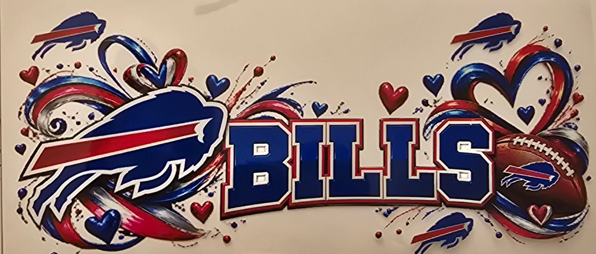 Buffalo Bills Hearts & Football Wrap