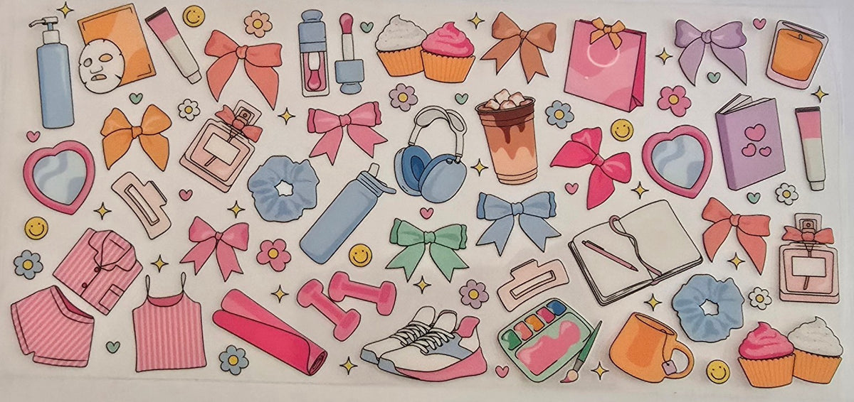 Bows Designer Girly wrap design 5