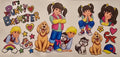 Punky Brewster Character Collage Wrap