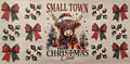 Small Town Christmas Club Highland cow wrap