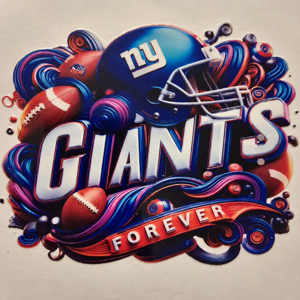 Giants Forever wrap design