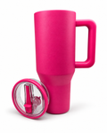40 oz stainless steel tumbler - Hot Pink