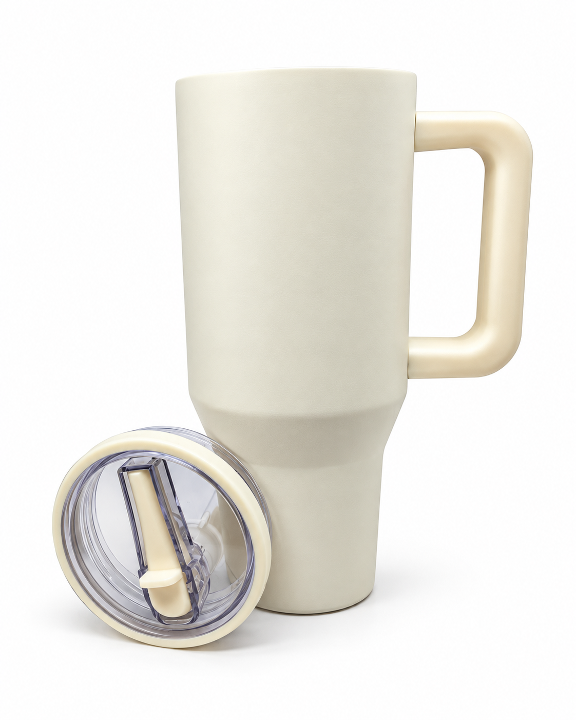 40 oz stainless steel tumbler - Ivory