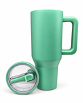 40 oz stainless steel tumbler - Mint Green