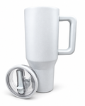 40 oz stainless steel tumbler - White