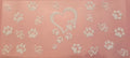 Paw prints and hearts dog and cat wrap