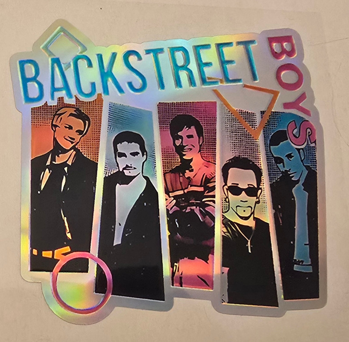 Backstreet Boys Holographic Music Wrap