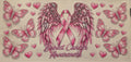 Breast Cancer Awareness Angel Wings & Butterflies Wrap