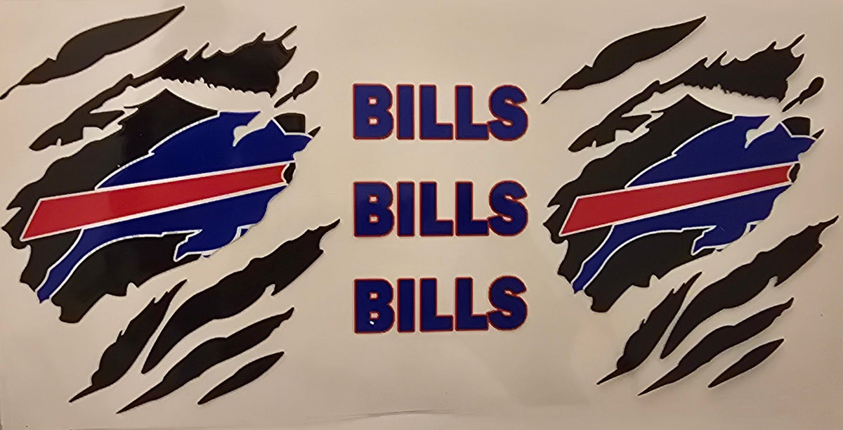 Buffalo Bills Ripped Logo Wrap