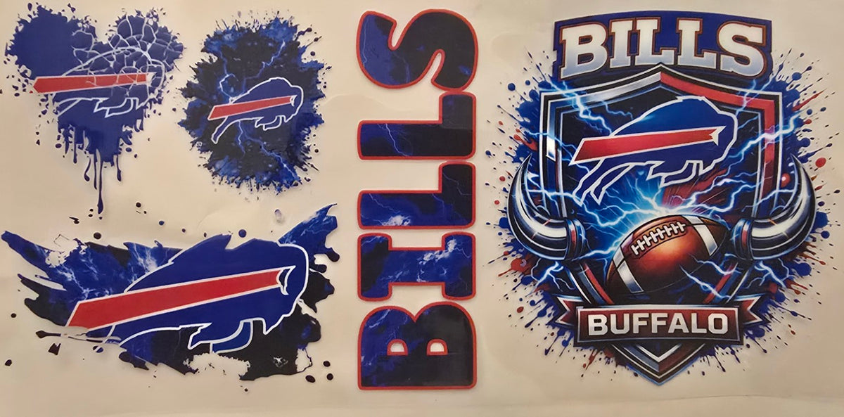 Buffalo Bills splatter shield wrap