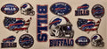 Buffalo Bills USA Helmet Collage Wrap