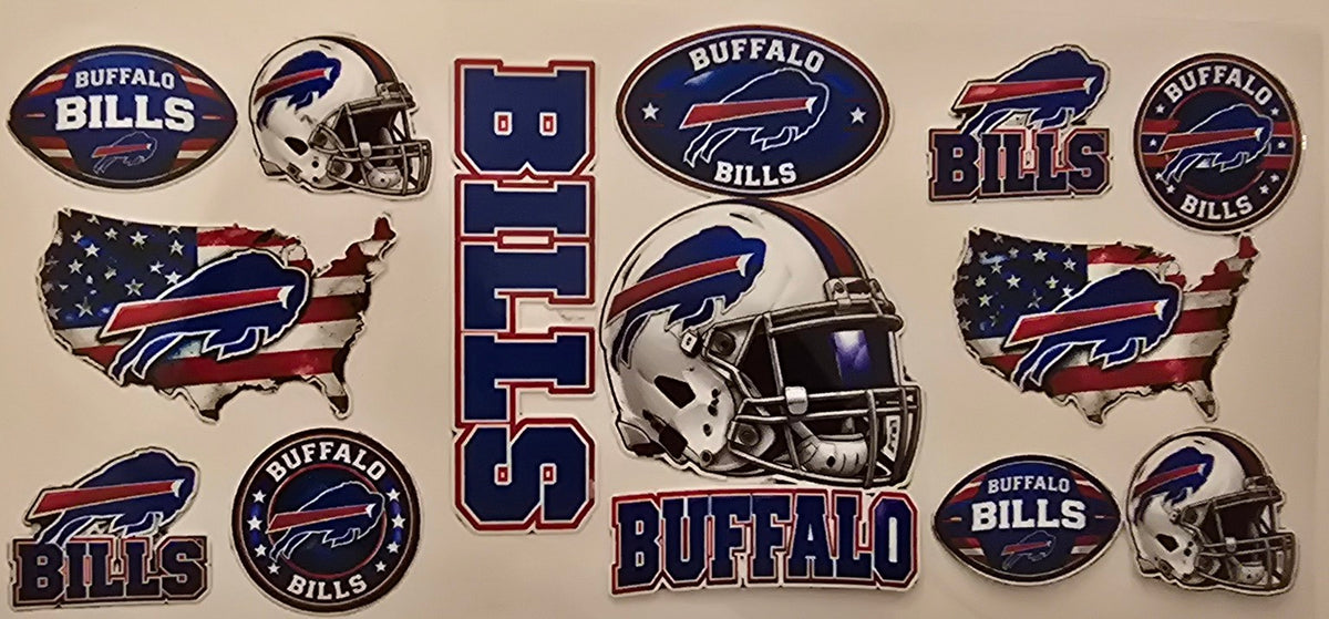 Buffalo Bills USA Helmet Collage Wrap