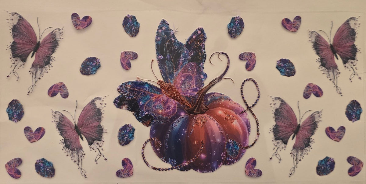 Butterfly Pumpkin Fall Wrap