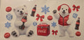 Coca-Cola polar bear duo cooler holiday wrap