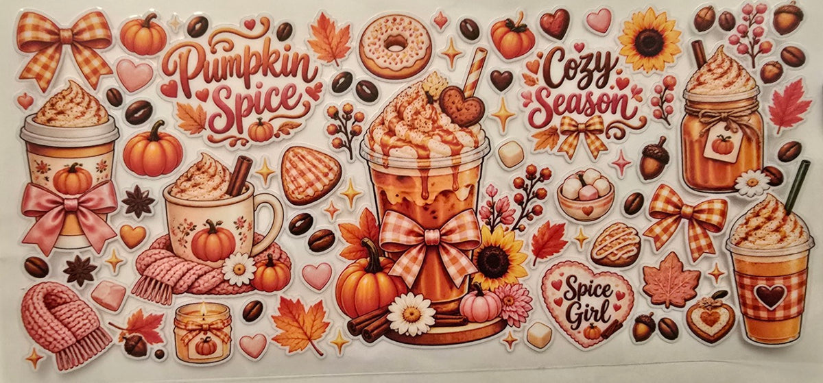 Cozy Pumpkin Spice Girl Wrap