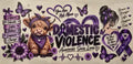 Domestic violence awareness wrap