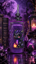 Dragon 16oz snowglobe tumbler