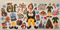 Elf Christmas movie collage wrap