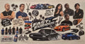 Fast and Furious collage wrap