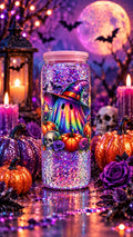 Ghost 20oz snowglobe tumbler with handle