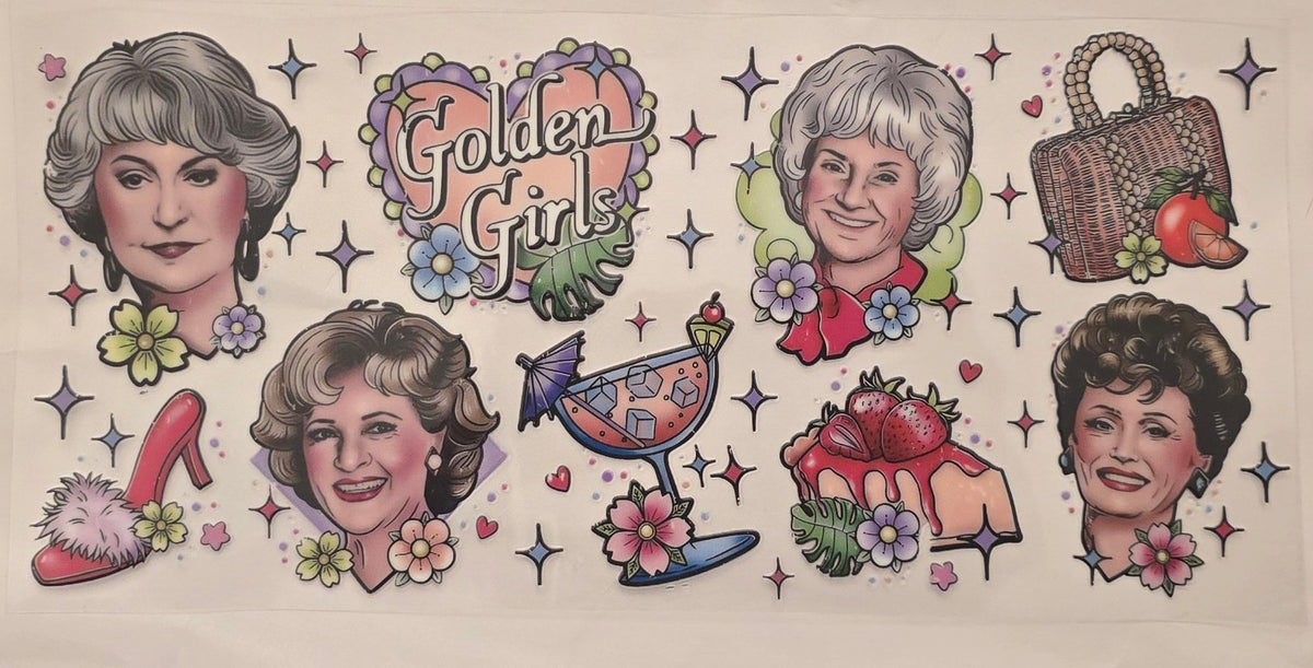 Golden Girls retro collage wrap