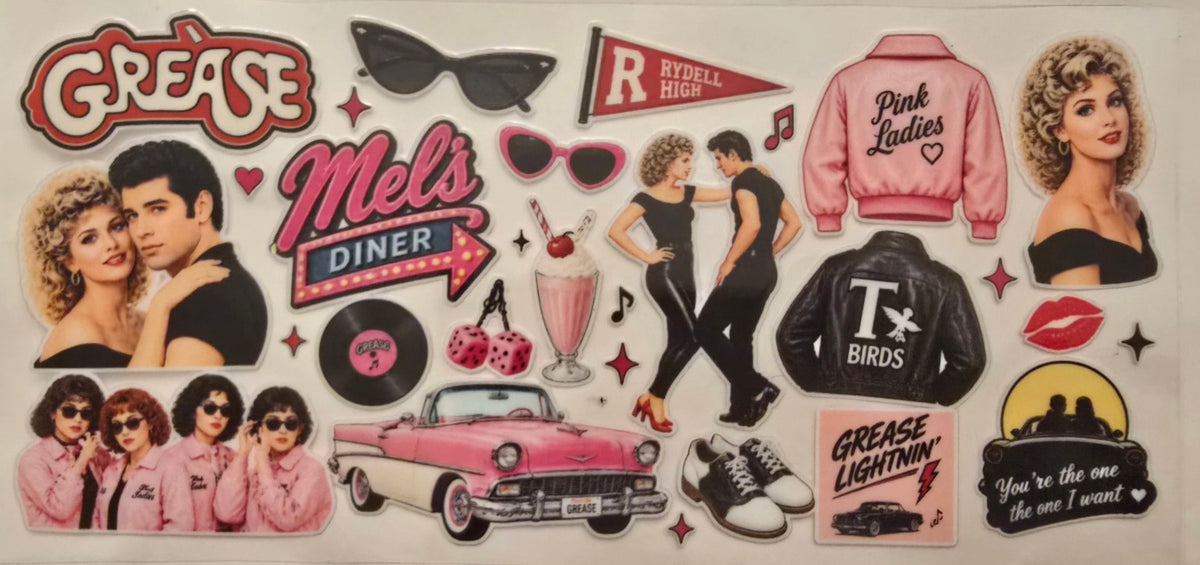Grease Collage Wrap