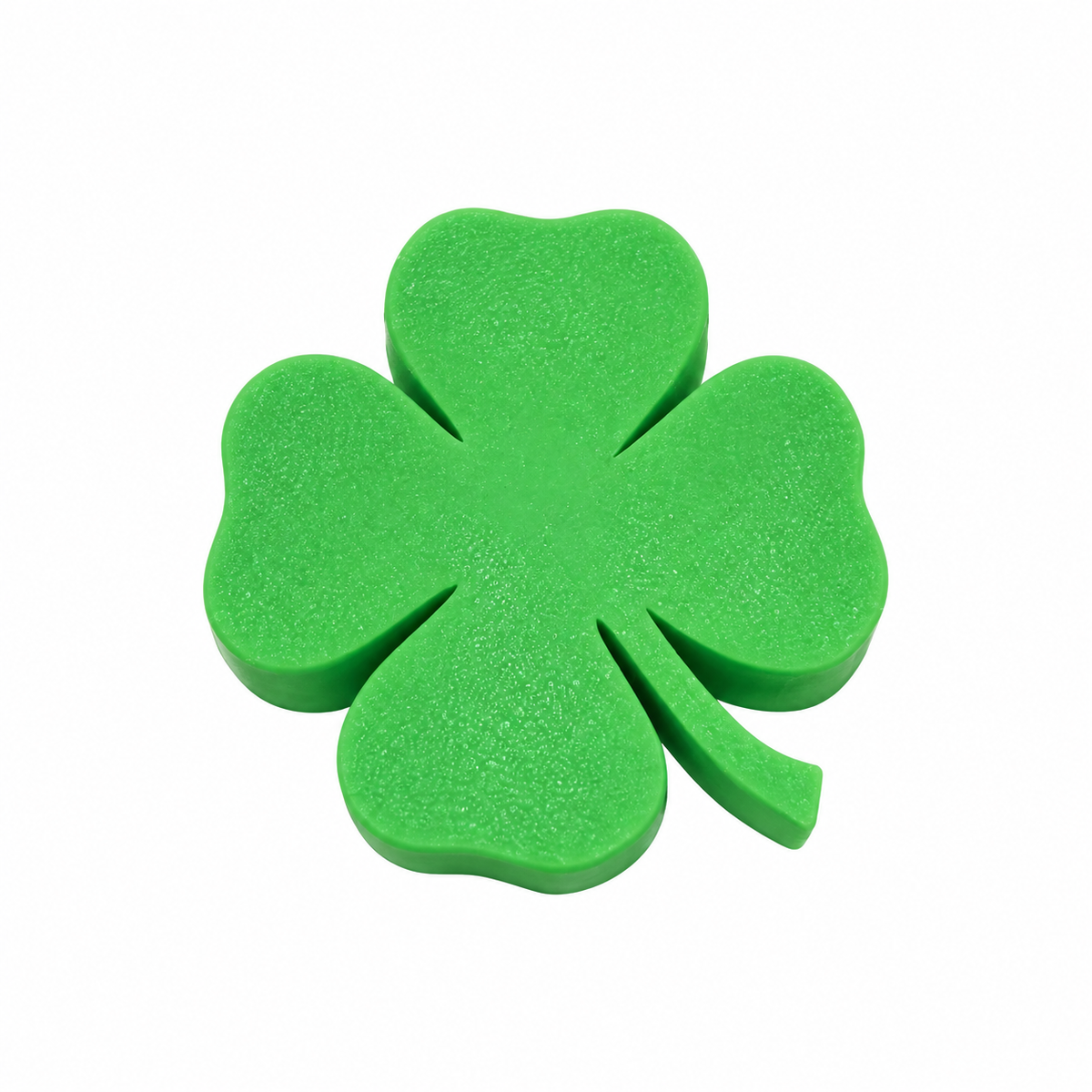Green shamrock 3D straw topper