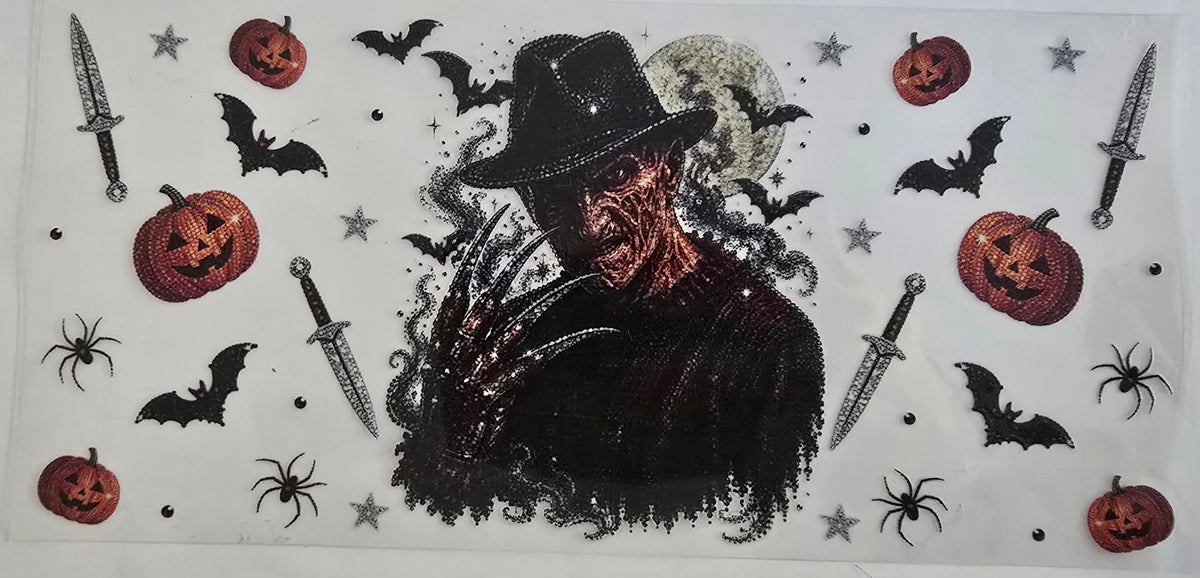 126 Halloween Freddy Krueger Bats Pumpkins