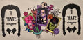 Goth girl I hate everyone Halloween wrap