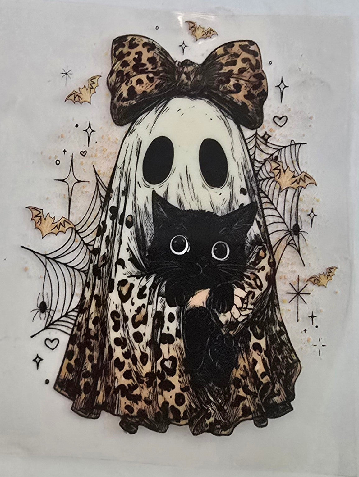 106 Halloween Leopard Ghost Girl