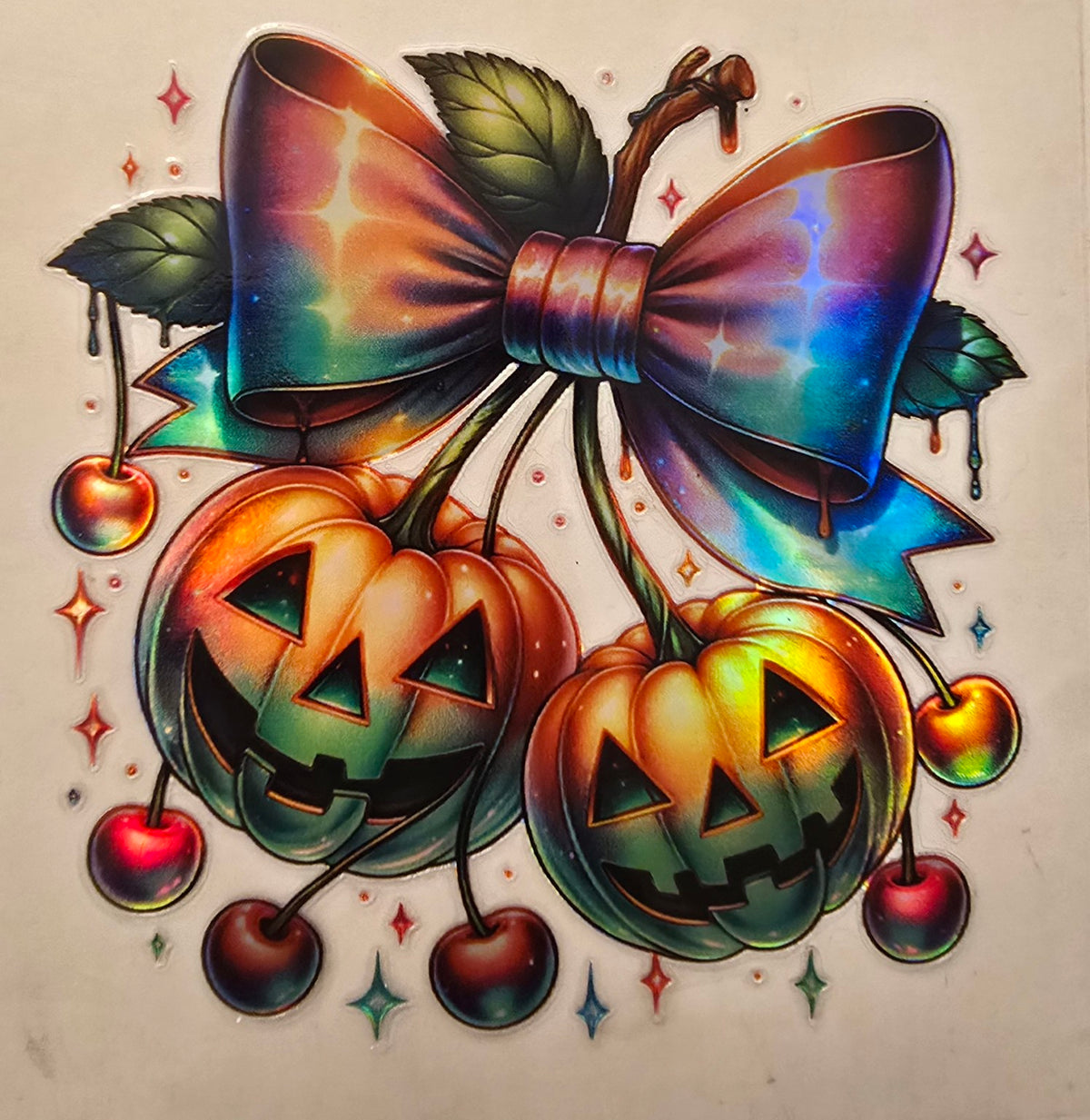 105 Halloween Pumpkin Bow