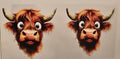 Highland Cow Goofy Pair Wrap