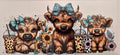 Highland Cow wrap 82