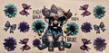 Highland Cow wrap 84