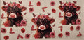 Highland Cows Pink Roses & Butterflies Wrap