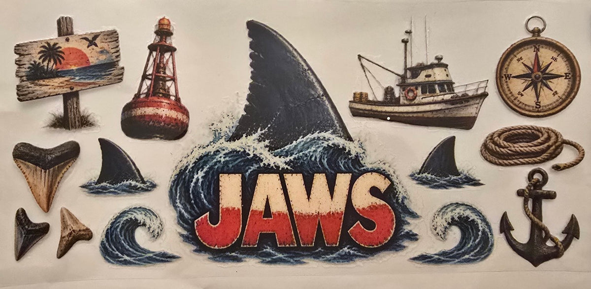 Jaws Collage Wrap