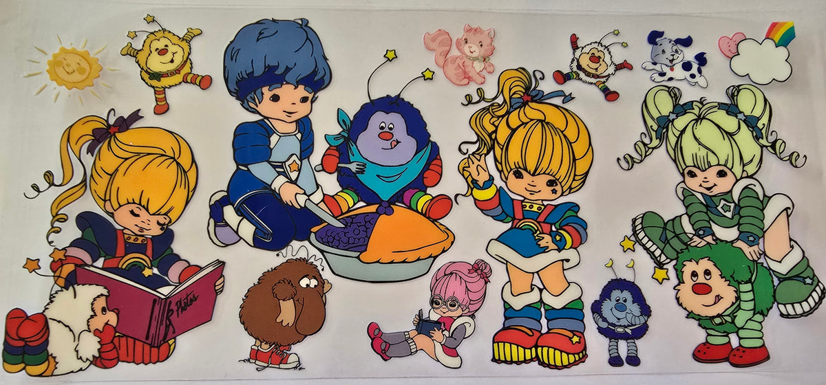 Rainbow Brite wrap design