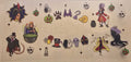 Animated villain characters and themed icons wrap