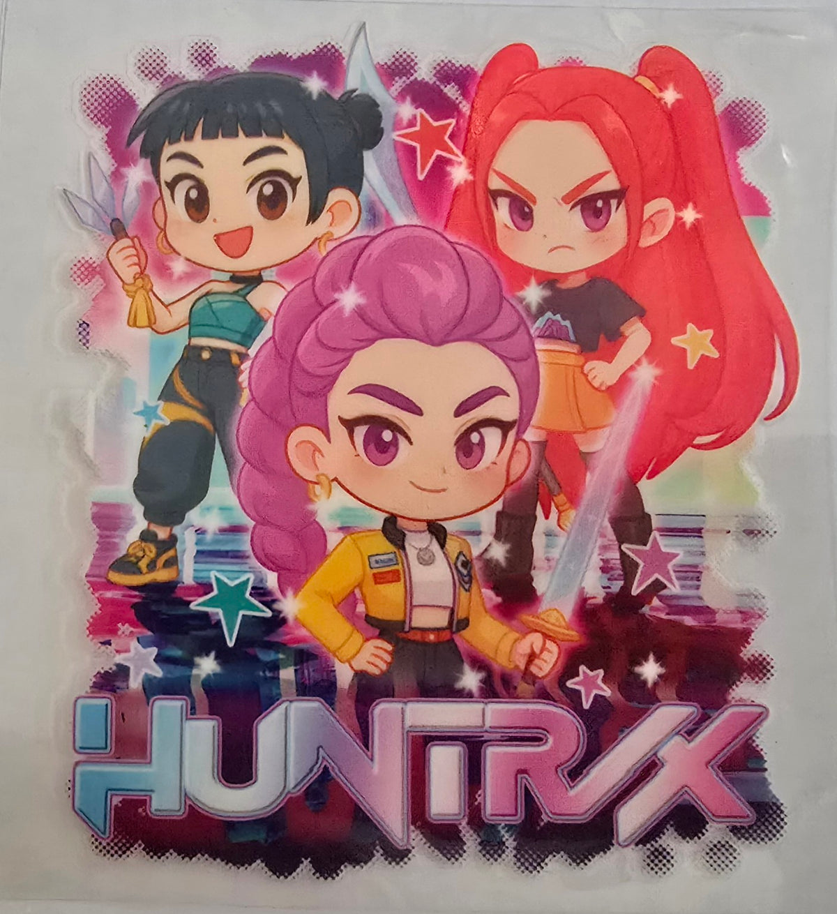 K-pop demon hunters Huntrix wrap design