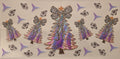 Leopard bow Christmas tree wrap